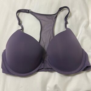 Victoria’s Secret Purple Racerback Mesh Clasp Perfect Shape Bra